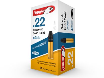 22 LR - Aguila Subsonic Solid Point