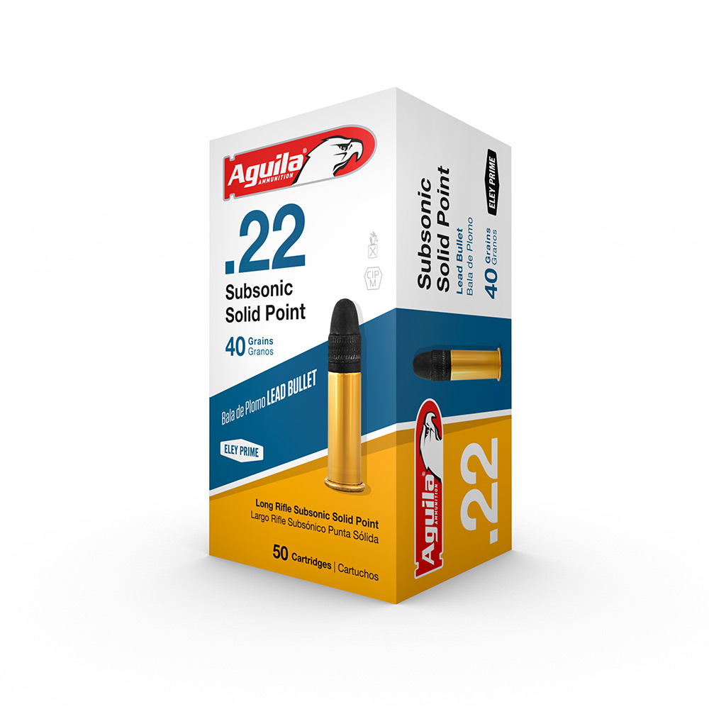 22 LR - Aguila Subsonic Solid Point
