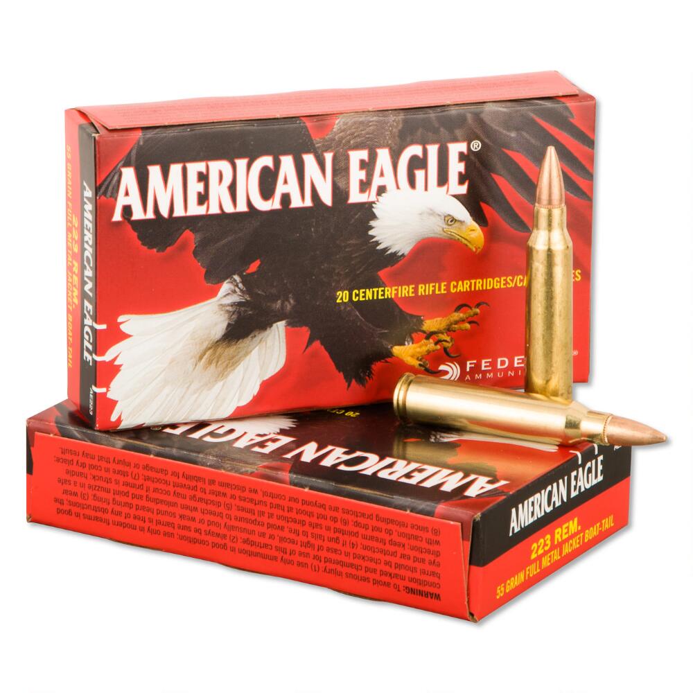 .223 American Eagle- 55 Grain Full Metal Jacket