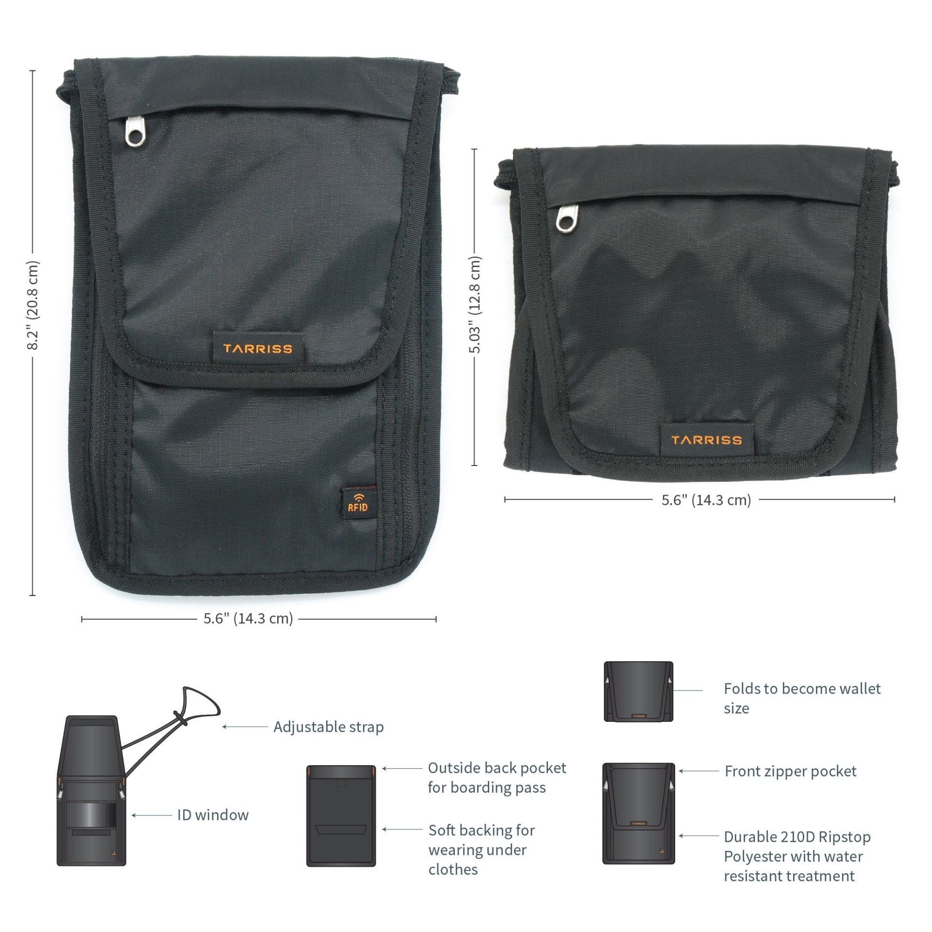 GoDark- Tarriss RFID Anti-Theft Protective Wallet