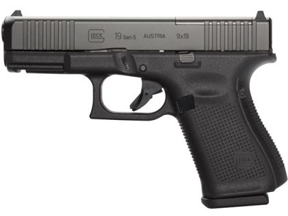 Glock 19 Gen5 MOS - G19- with 3 Magazines- 9mm