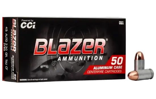 CCI - Blazer Clean Fire — 230 Grains · Total Metal Jacket · 50